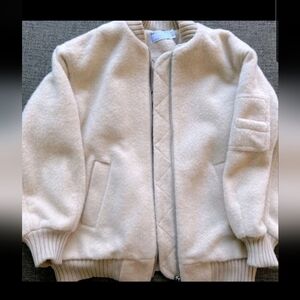 ASOS Cream Bomber Jacket